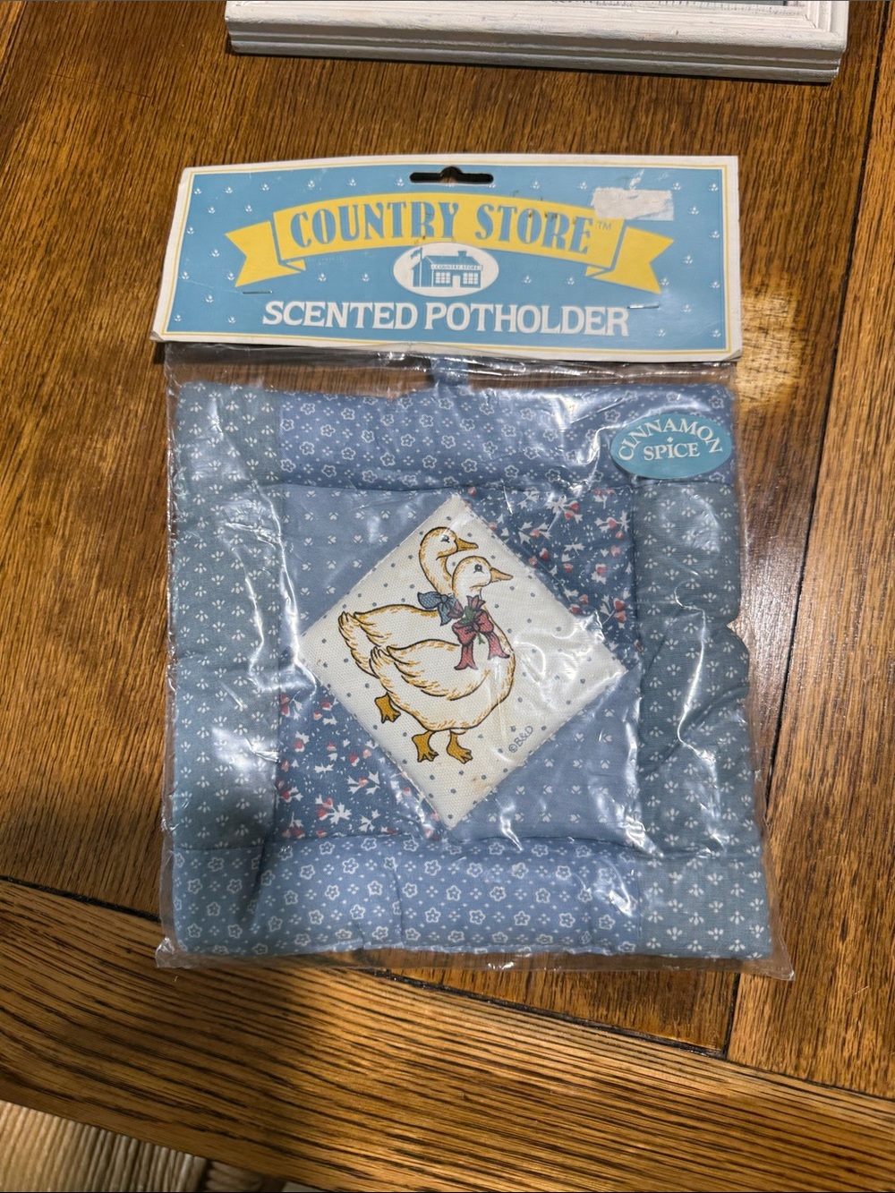 Country Store Scented Potholder - Blue Duck Design